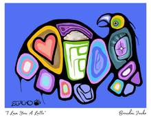 Load image into Gallery viewer, &quot;I Love You A Latte&quot; 8.5 x 11&quot; Art Print
